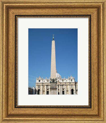 Framed Vatican Obelisk Print