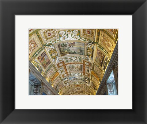 Framed Vatican Museum Painted Ceiling Print