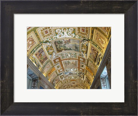 Framed Vatican Museum Painted Ceiling Print