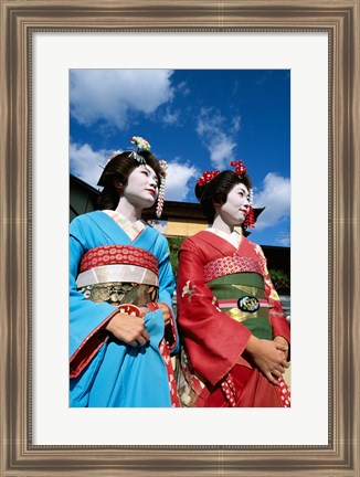 Framed Two geishas Print