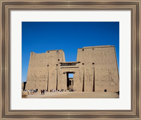 Framed Temple of Horus, Edfu, Egypt Print