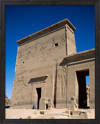 Framed Philae Temple, Aswan, Egypt Print