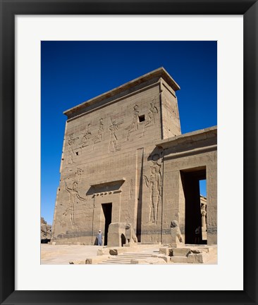 Framed Philae Temple, Aswan, Egypt Print