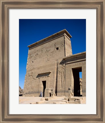 Framed Philae Temple, Aswan, Egypt Print