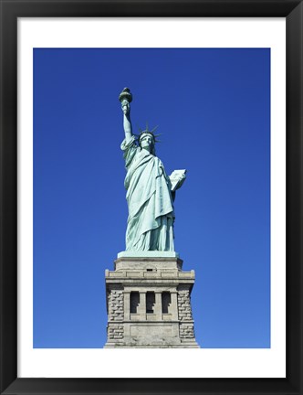 Framed Statue of Liberty, New York City, New York, USA Print