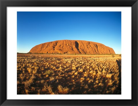 Framed Ayers Rock, Uluru-Kata Tjuta National Park, Australia Print