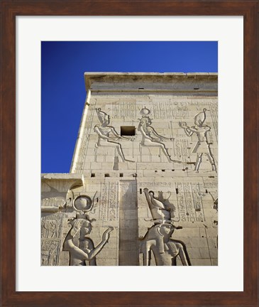 Framed Temple of Isis, Philae, Aswan, Egypt Print