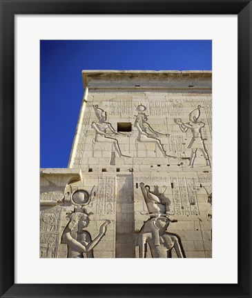 Framed Temple of Isis, Philae, Aswan, Egypt Print