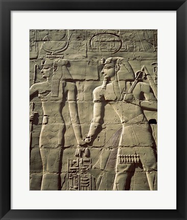 Framed Temples of Karnak, Luxor, Egypt Print