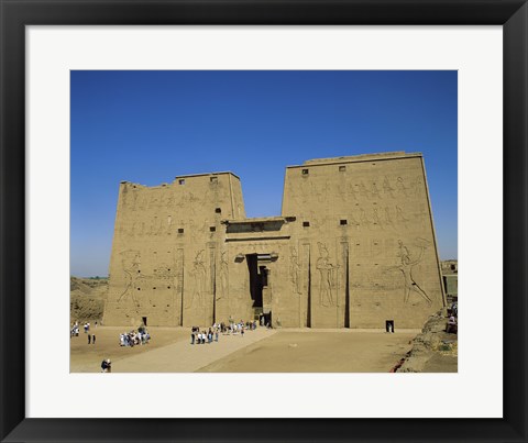 Framed Temple of Horus, Edfu, Egypt Print