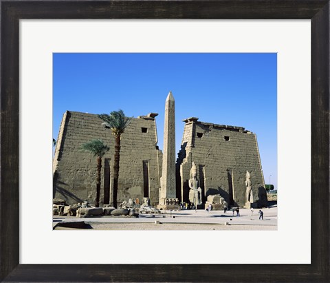 Framed Temple of Luxor, Luxor, Egypt Print