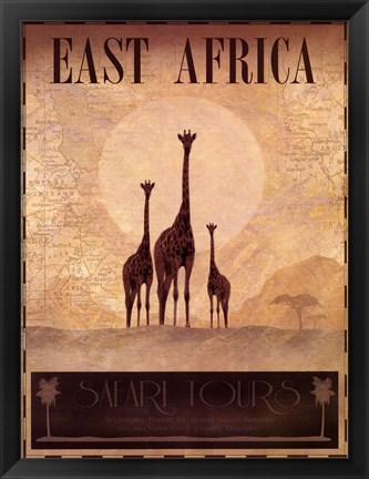 Framed East Africa Print