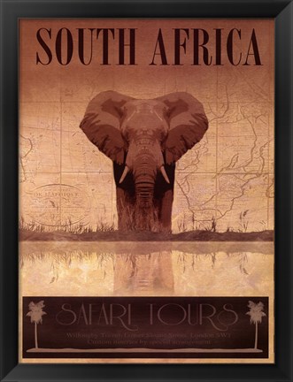 Framed South Africa Print