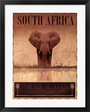 Framed South Africa Print