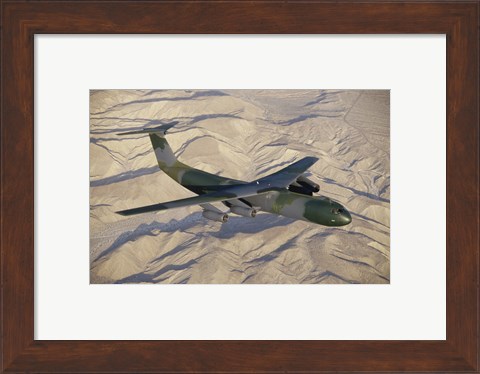 Framed Lockheed C-141B Starlifter Cargo Plane Print