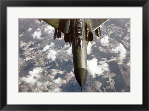 Framed McDonnell Douglas F-4E Phantom II Jet Fighter Print