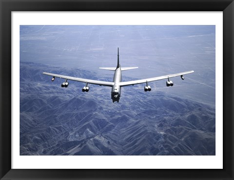 Framed B-52 Bomber Print