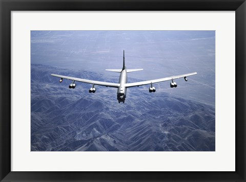 Framed B-52 Bomber Print