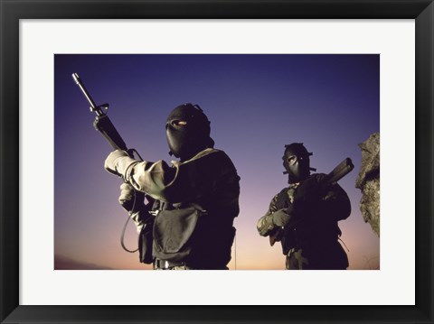 Framed SWAT Team  United States Military Print