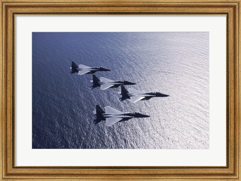 Framed F-15 Fighters US Air Force Print