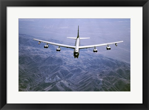 Framed U.S. Air Force B-52 Bomber Print