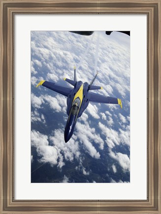 Framed U.S. Navy Blue Angels F-18 Hornet Print