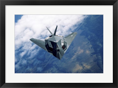 Framed F-117A Stealth Fighter Print