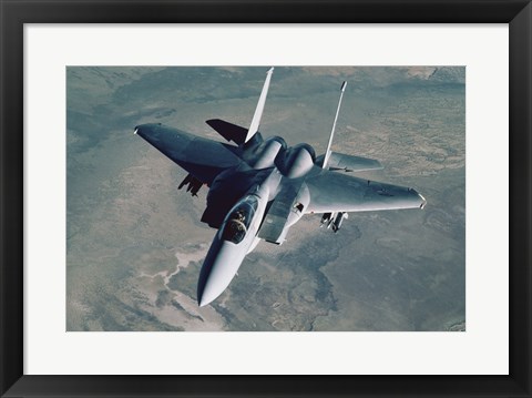 Framed F-15 Eagle Fighter Jet U.S. Air Force Print