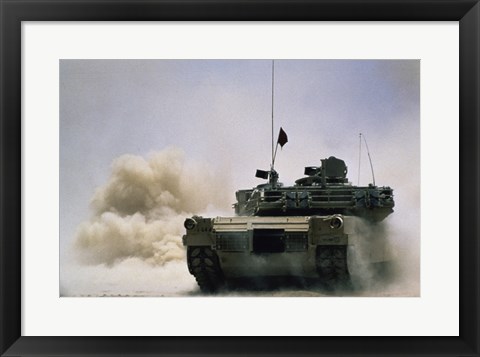 Framed M-2 Tank Print