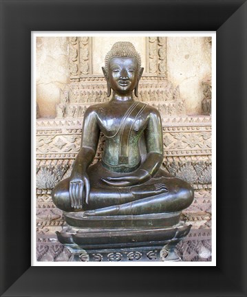 Framed Buddha Bhumisparsha Mudra Print