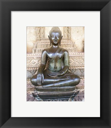 Framed Buddha Bhumisparsha Mudra Print