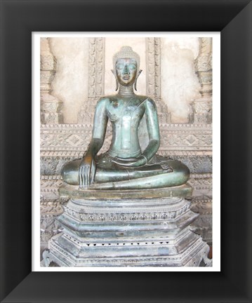 Framed Buddha In Haw Phra Kaew Print