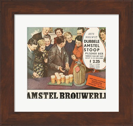 Framed Dubbele Amstelstoop Print