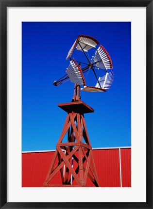 Framed American Wind Power Center, Lubbock, Texas, USA Print