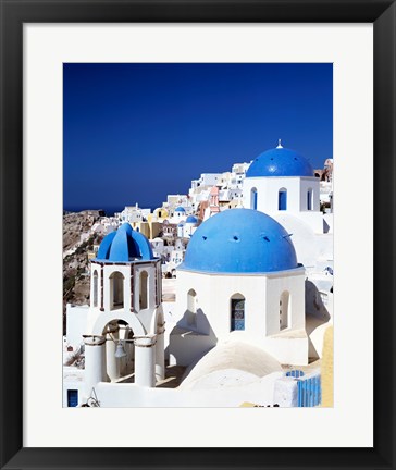 Framed Santorini, Oia , Cyclades Islands, Greece Print