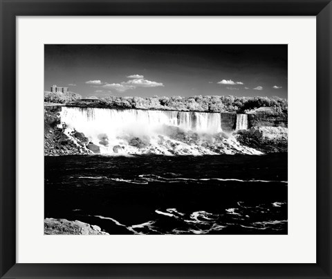 Framed Canada, Niagara Falls, Infrared view, taken from Canadian side Print