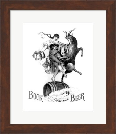 Framed Bock Beer Dance Print