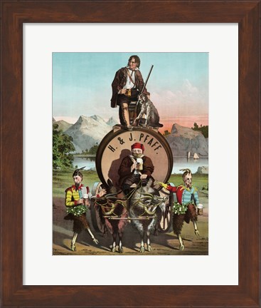 Framed Lager Beer Print