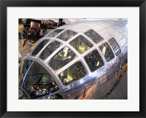 Framed Enola Gay Cockpit Print