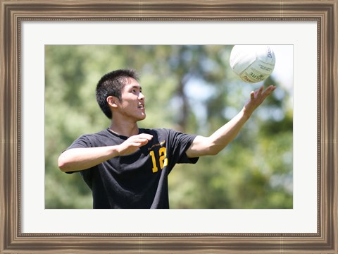 Framed Volleyball Serve Print