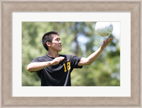 Framed Volleyball Serve Print