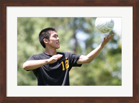 Framed Volleyball Serve Print