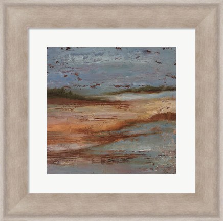 Framed Sunset Lake II Print