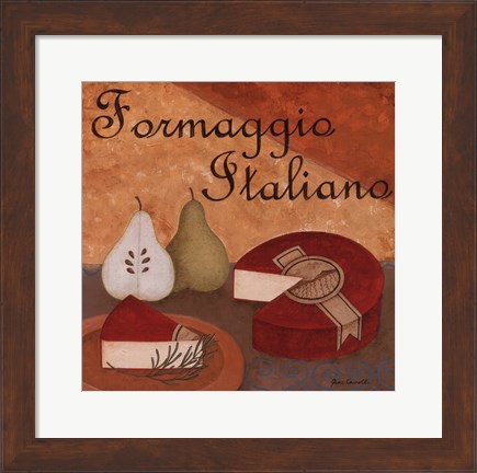 Framed Formaggio Italiano Print