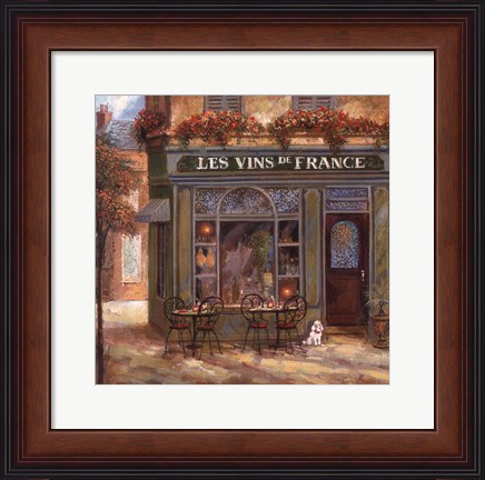 Framed Wine Shop Print