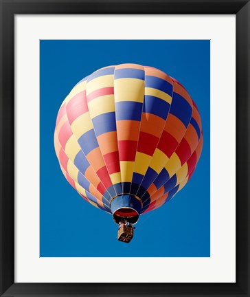 Framed Low angle view of a hot air balloon in Albuquerque, New Mexico, USA Print