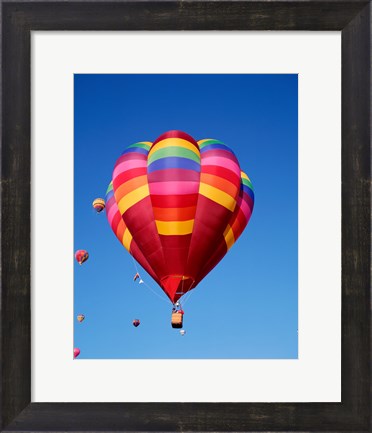 Framed Close up of a Hot Air Balloon Print