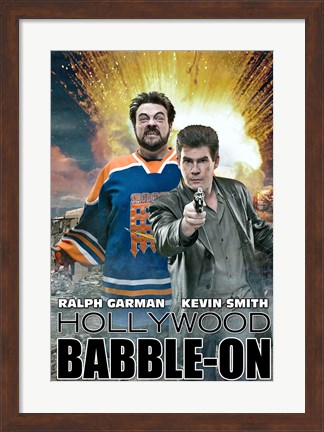 Framed Hollywood Babble-On Print