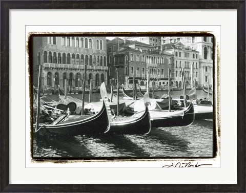 Framed Waterways of Venice X Print