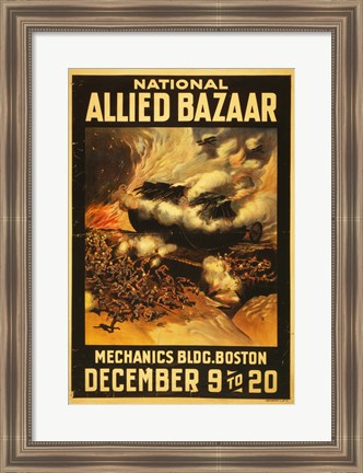 Framed National Allied Bazaar Print